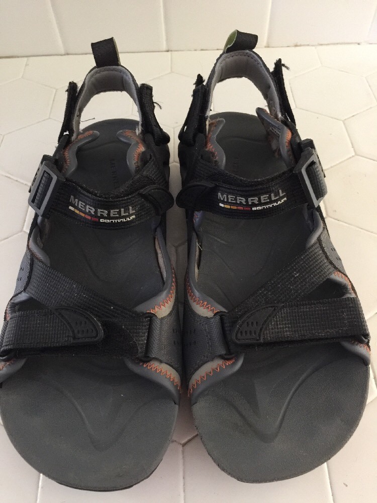 MERRELL MEN SIZE 7 Black Orange 
